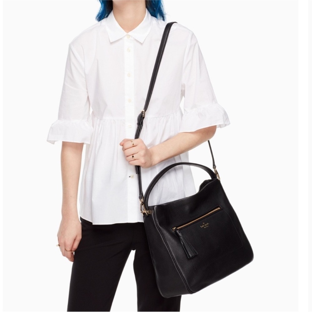 Kate Spade Chester Street Michaela Black Leather Purse